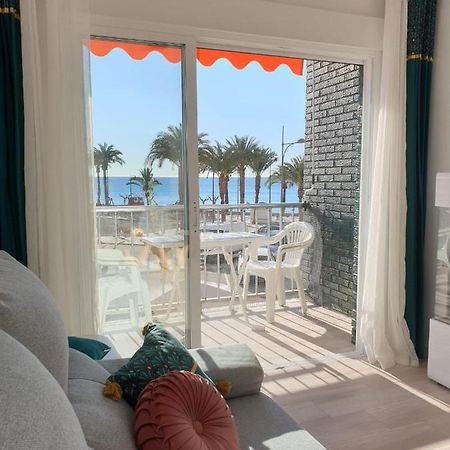 Vistas Al Mar Desde La Playa De El Rihuete En Puerto De Mazarron Apartment Luaran gambar